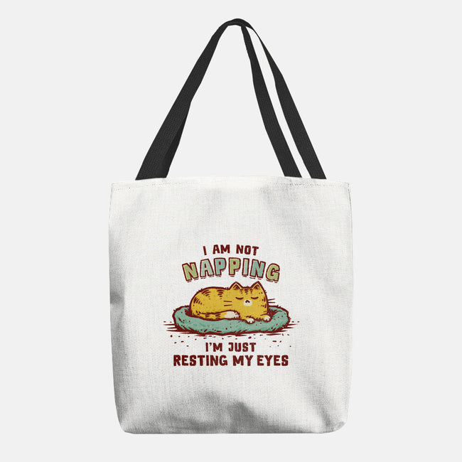 I'm Just Resting My Eyes-None-Basic Tote-Bag-kg07