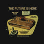 The Future Is Here-Womens-V-Neck-Tee-kg07