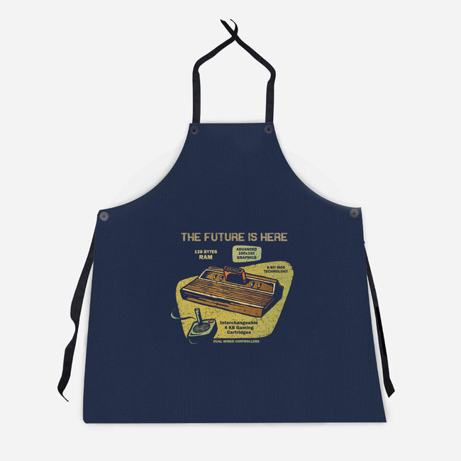 The Future Is Here-Unisex-Kitchen-Apron-kg07