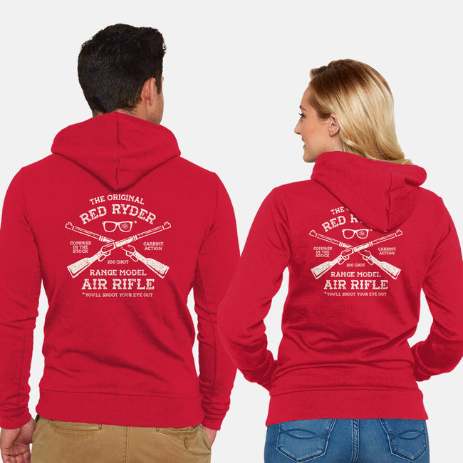 Red Ryder Air Rifle-Unisex-Zip-Up-Sweatshirt-kg07