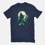 Defying Gravity-Womens-Fitted-Tee-dandingeroz