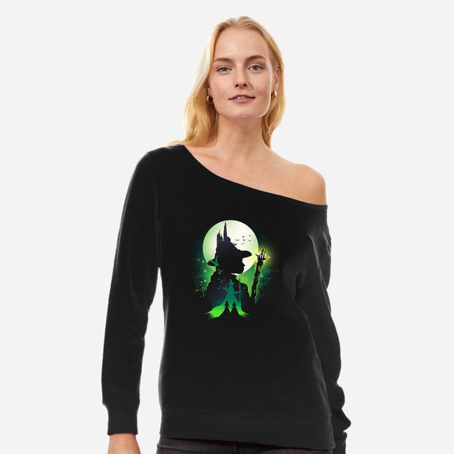 Defying Gravity-Womens-Off Shoulder-Sweatshirt-dandingeroz