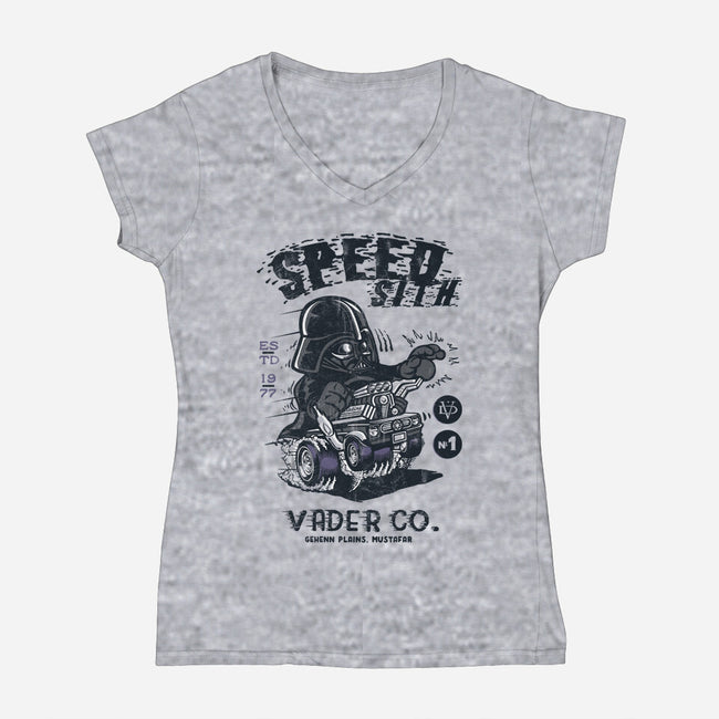 Speed Sith-Womens-V-Neck-Tee-Arinesart