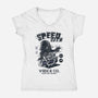 Speed Sith-Womens-V-Neck-Tee-Arinesart