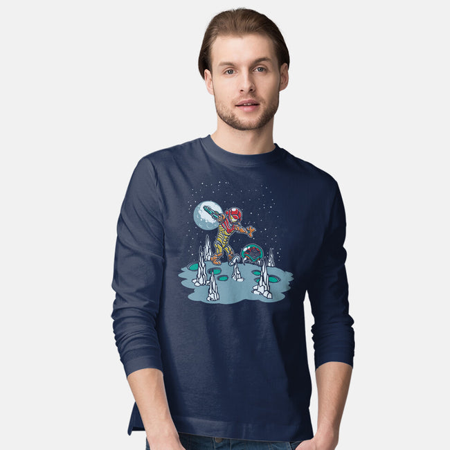 Samus And Metroid-Mens-Long Sleeved-Tee-Arinesart