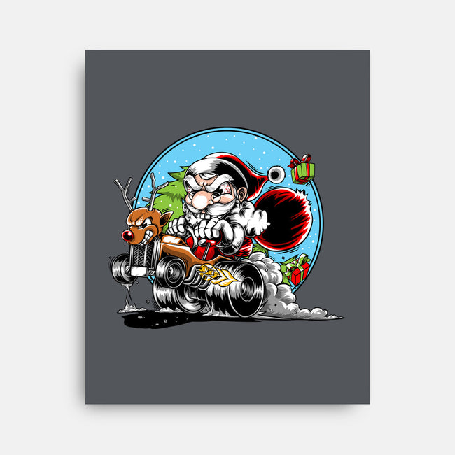 Let's Go Santa-None-Stretched-Canvas-joerawks