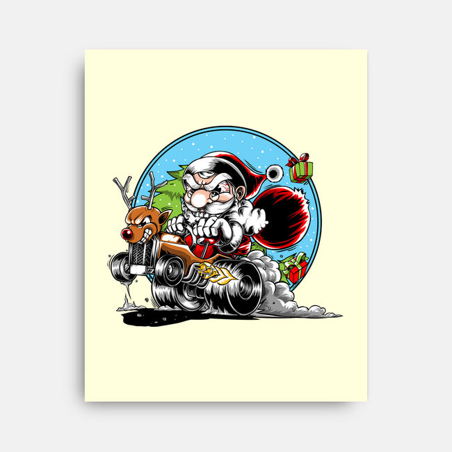 Let's Go Santa-None-Stretched-Canvas-joerawks