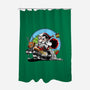 Let's Go Santa-None-Polyester-Shower Curtain-joerawks