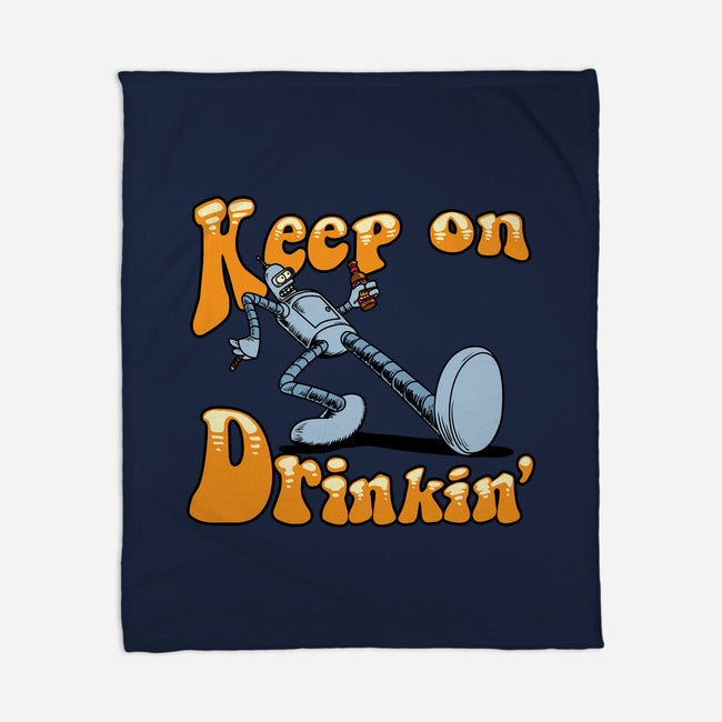 Keep On Drinkin-None-Fleece-Blanket-joerawks