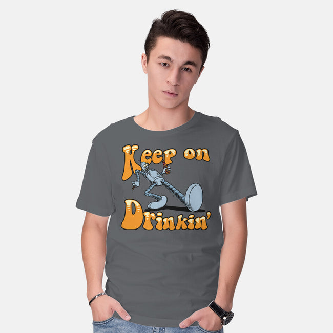 Keep On Drinkin-Mens-Basic-Tee-joerawks