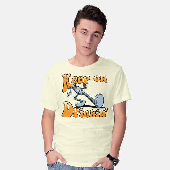 Keep On Drinkin-Mens-Basic-Tee-joerawks