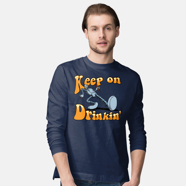 Keep On Drinkin-Mens-Long Sleeved-Tee-joerawks