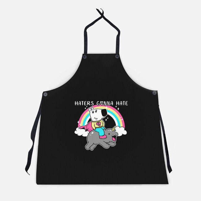 Haters Gonna Hate Tee-Unisex-Kitchen-Apron-naomori