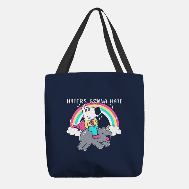 Haters Gonna Hate Tee-None-Basic Tote-Bag-naomori