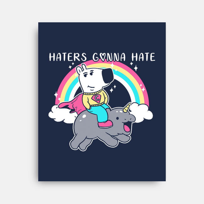 Haters Gonna Hate Tee-None-Stretched-Canvas-naomori