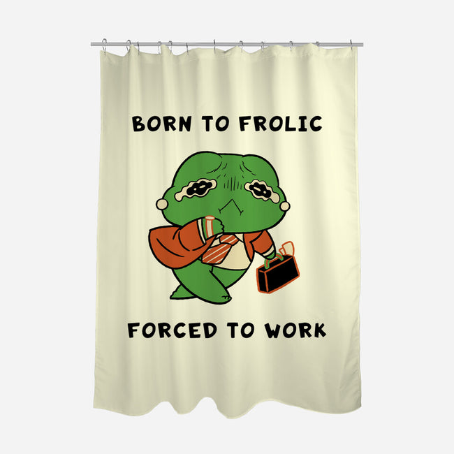 Froglic-None-Polyester-Shower Curtain-naomori