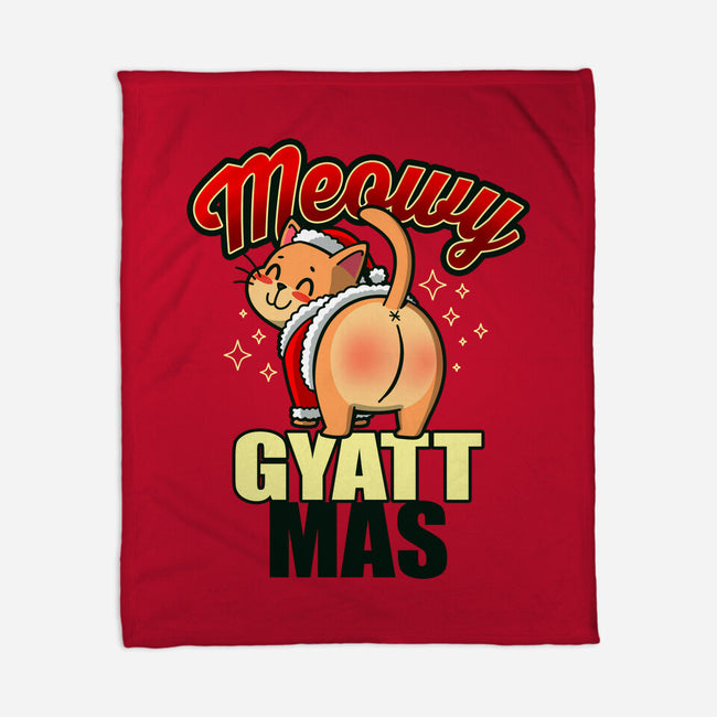 Meowy Gyattmas-None-Fleece-Blanket-Boggs Nicolas