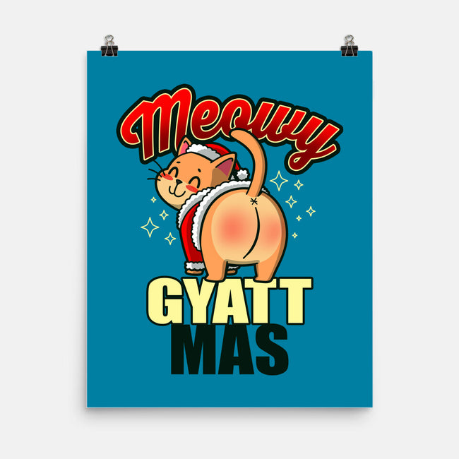 Meowy Gyattmas-None-Matte-Poster-Boggs Nicolas