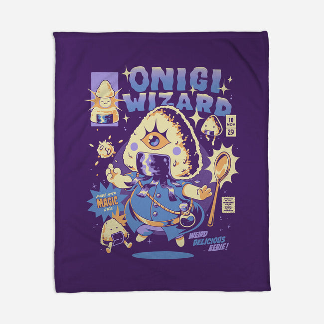 Onigiwizard-None-Fleece-Blanket-ilustrata