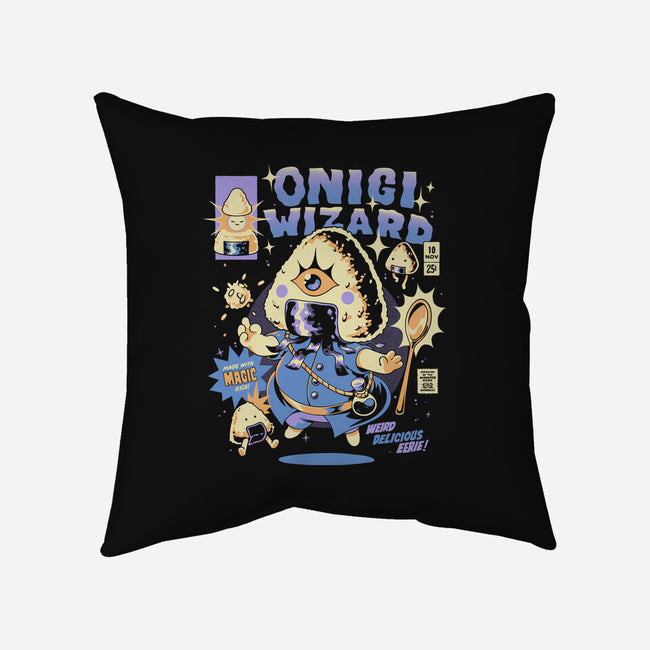 Onigiwizard-None-Removable Cover w Insert-Throw Pillow-ilustrata