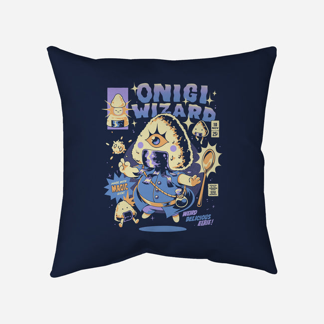 Onigiwizard-None-Removable Cover w Insert-Throw Pillow-ilustrata