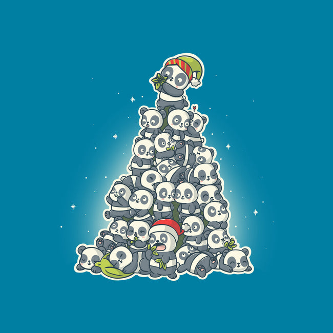 Panda Christmas-None-Stretched-Canvas-Freecheese