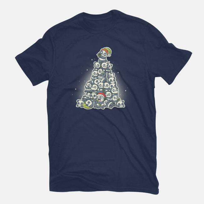 Panda Christmas-Youth-Basic-Tee-Freecheese