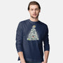 Panda Christmas-Mens-Long Sleeved-Tee-Freecheese