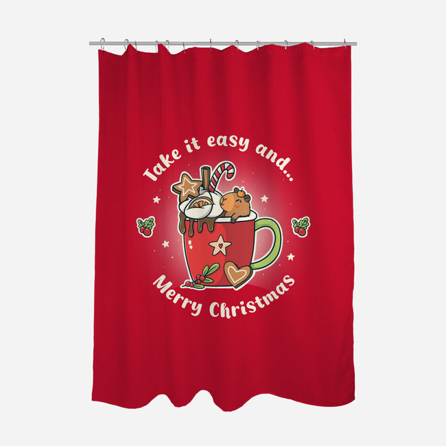 Cozy Christmas-None-Polyester-Shower Curtain-Freecheese