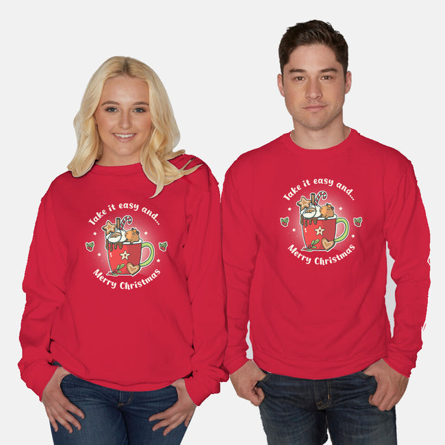 Cozy Christmas-Unisex-Crew Neck-Sweatshirt-Freecheese