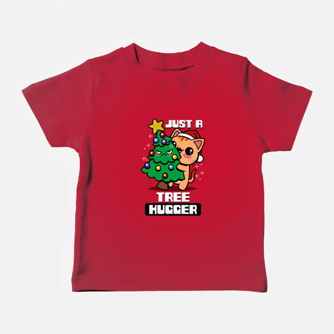 Just A Tree Hugger-Baby-Basic-Tee-Boggs Nicolas