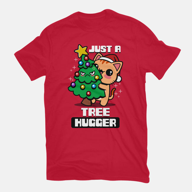 Just A Tree Hugger-Womens-Fitted-Tee-Boggs Nicolas