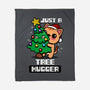 Just A Tree Hugger-None-Fleece-Blanket-Boggs Nicolas