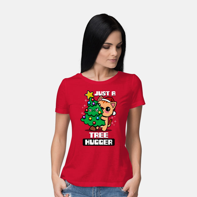 Just A Tree Hugger-Womens-Basic-Tee-Boggs Nicolas