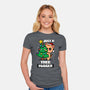 Just A Tree Hugger-Womens-Fitted-Tee-Boggs Nicolas