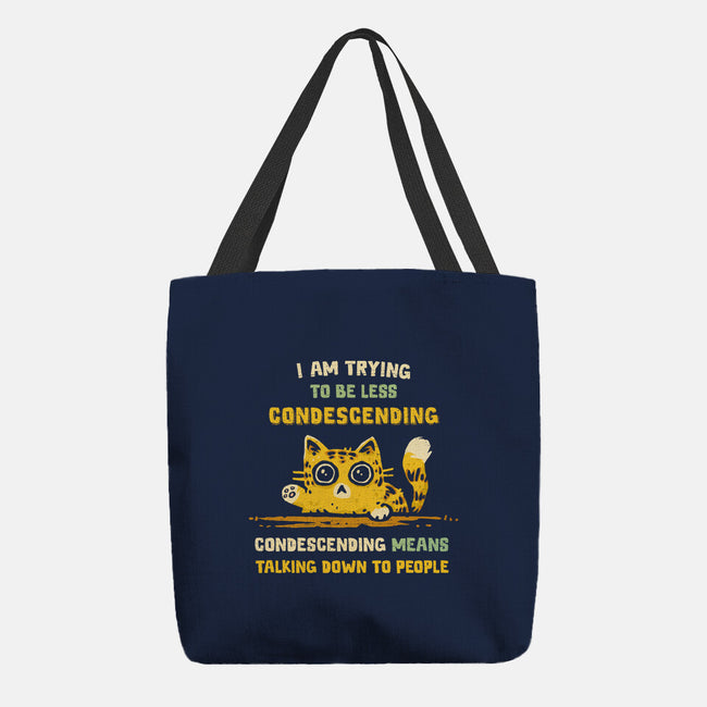 Trying To Be Less Condescending-None-Basic Tote-Bag-kg07