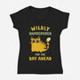 Wildly Unprepared-Womens-V-Neck-Tee-kg07