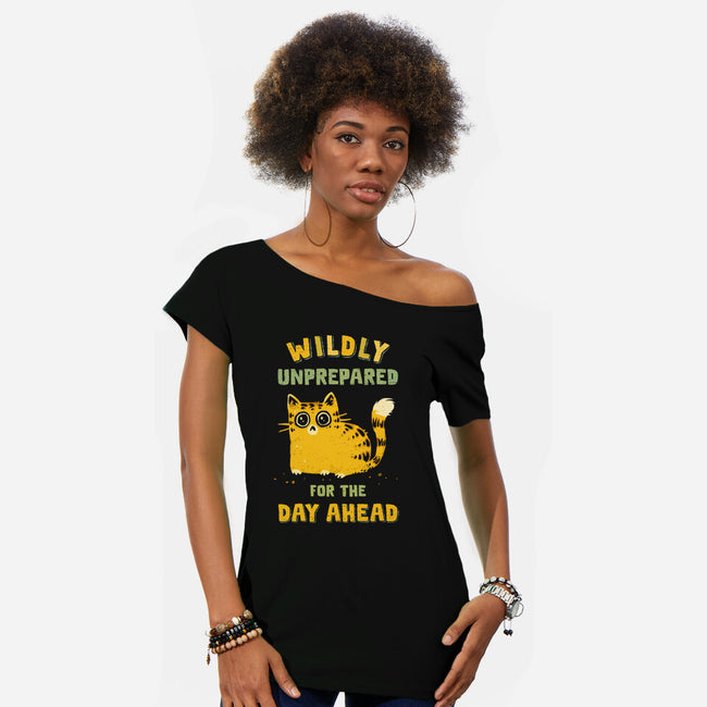 Wildly Unprepared-Womens-Off Shoulder-Tee-kg07