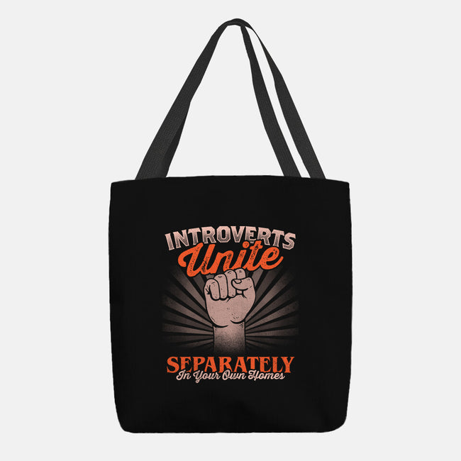 Introverts Unite Separately-None-Basic Tote-Bag-koalastudio