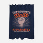 Introverts Unite Separately-None-Polyester-Shower Curtain-koalastudio