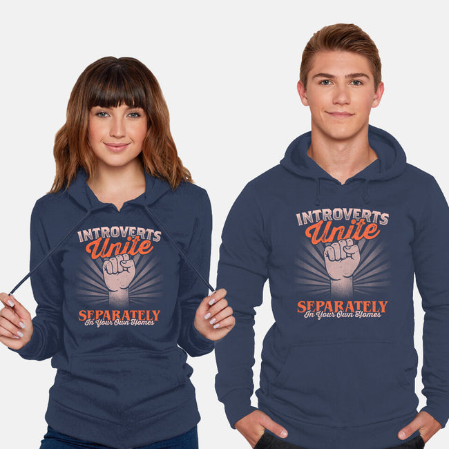 Introverts Unite Separately-Unisex-Pullover-Sweatshirt-koalastudio