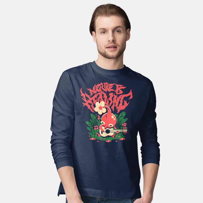 Nature Is Healing-Mens-Long Sleeved-Tee-Estudio Horta