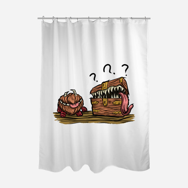 Two Mimics-None-Polyester-Shower Curtain-nickzzarto