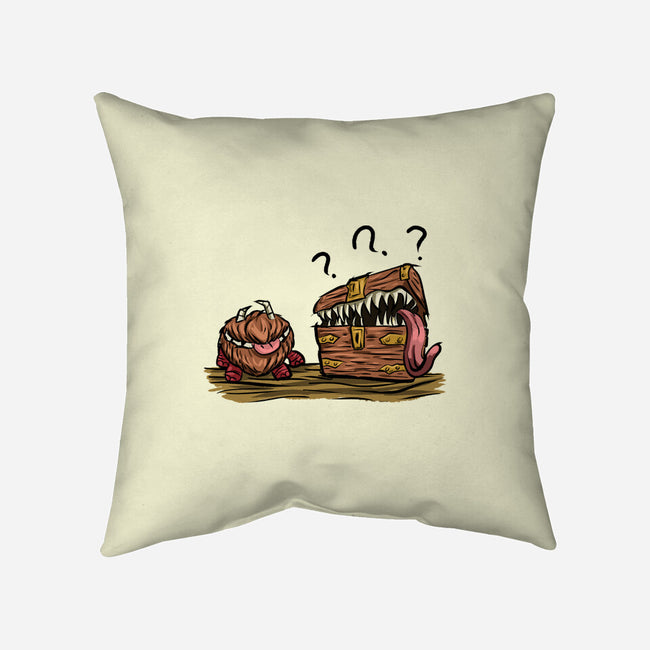 Two Mimics-None-Removable Cover w Insert-Throw Pillow-nickzzarto