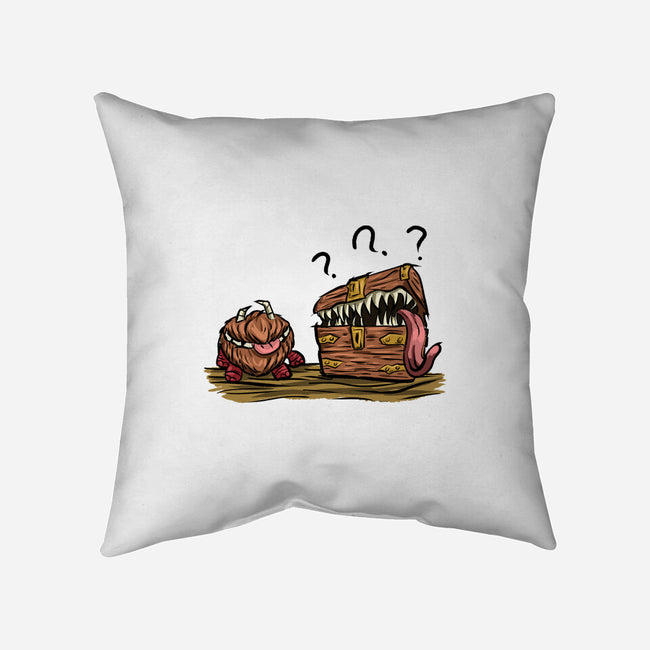 Two Mimics-None-Removable Cover w Insert-Throw Pillow-nickzzarto