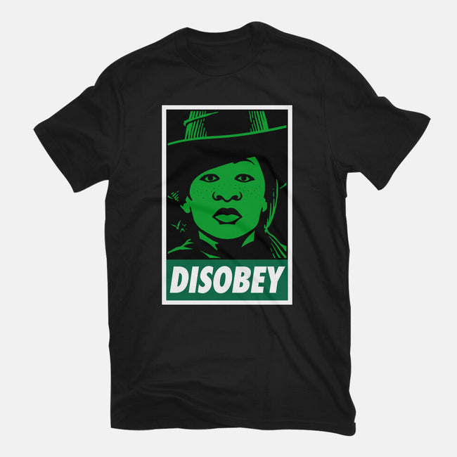 Disobey The Wizard-Womens-Basic-Tee-patrickgp