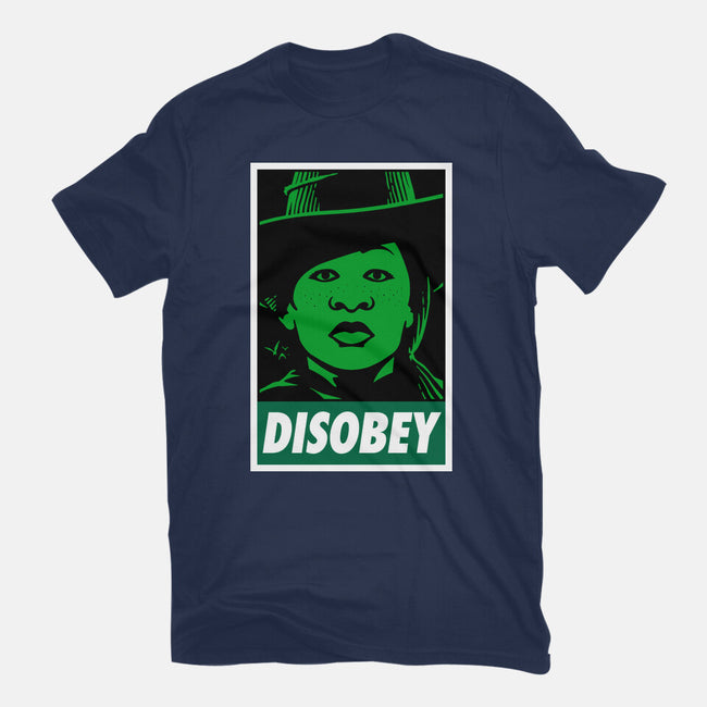 Disobey The Wizard-Womens-Fitted-Tee-patrickgp