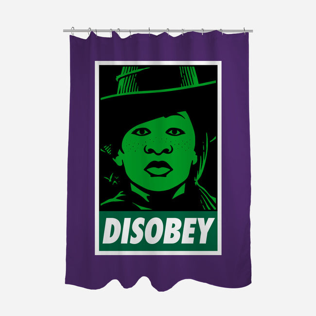 Disobey The Wizard-None-Polyester-Shower Curtain-patrickgp