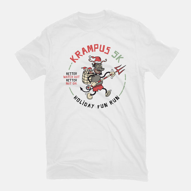 Krampus 5K Fun Run-Womens-Fitted-Tee-hbdesign