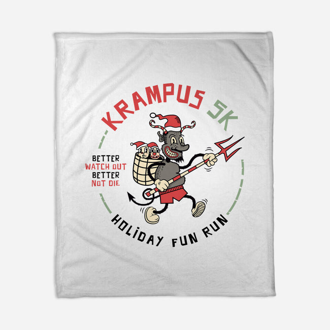 Krampus 5K Fun Run-None-Fleece-Blanket-hbdesign